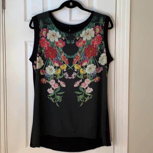 EDISTA BLACK + FLOWERS CAMISOLE